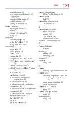 Preview for 181 page of Toshiba 55L7400U User Manual