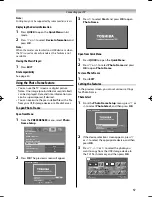 Предварительный просмотр 57 страницы Toshiba 55RZ1 Series Owner'S Manual