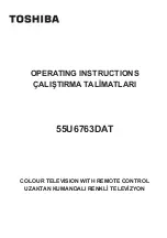 Preview for 1 page of Toshiba 55U6763DAT Operating Instructions Manual