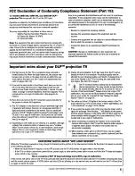 Preview for 5 page of Toshiba 56MX195 - 56" Rear Projection TV Owner'S Manual