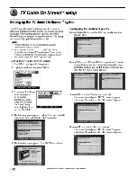 Preview for 42 page of Toshiba 56MX195 - 56" Rear Projection TV Owner'S Manual