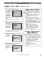 Preview for 45 page of Toshiba 56MX195 - 56" Rear Projection TV Owner'S Manual