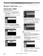 Preview for 64 page of Toshiba 56MX195 - 56" Rear Projection TV Owner'S Manual