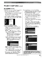 Preview for 65 page of Toshiba 56MX195 - 56" Rear Projection TV Owner'S Manual