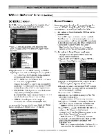 Preview for 66 page of Toshiba 56MX195 - 56" Rear Projection TV Owner'S Manual