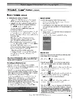 Preview for 67 page of Toshiba 56MX195 - 56" Rear Projection TV Owner'S Manual