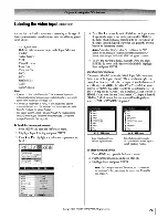 Preview for 73 page of Toshiba 56MX195 - 56" Rear Projection TV Owner'S Manual