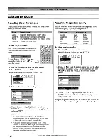 Preview for 84 page of Toshiba 56MX195 - 56" Rear Projection TV Owner'S Manual