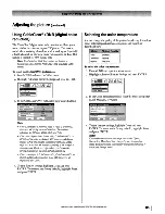 Preview for 85 page of Toshiba 56MX195 - 56" Rear Projection TV Owner'S Manual