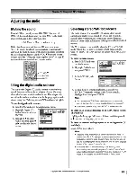 Preview for 89 page of Toshiba 56MX195 - 56" Rear Projection TV Owner'S Manual