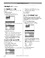 Preview for 90 page of Toshiba 56MX195 - 56" Rear Projection TV Owner'S Manual