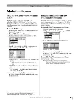 Preview for 91 page of Toshiba 56MX195 - 56" Rear Projection TV Owner'S Manual