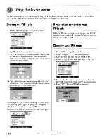 Preview for 96 page of Toshiba 56MX195 - 56" Rear Projection TV Owner'S Manual