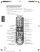 Preview for 20 page of Toshiba 57H84 - 57" Rear Projection TV Owner'S Manual