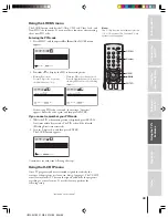 Preview for 39 page of Toshiba 57H84 - 57" Rear Projection TV Owner'S Manual