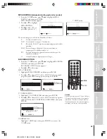 Preview for 41 page of Toshiba 57H84 - 57" Rear Projection TV Owner'S Manual