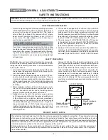 Предварительный просмотр 3 страницы Toshiba 57H84 - 57" Rear Projection TV Service Manual