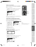 Preview for 47 page of Toshiba 57HLX82 Owner'S Manual