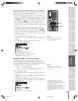 Предварительный просмотр 53 страницы Toshiba 57HLX82 Owner'S Manual