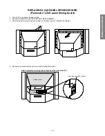 Предварительный просмотр 17 страницы Toshiba 57HLX82 Service Manual