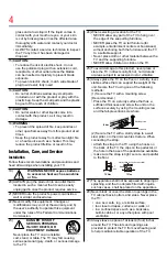 Preview for 4 page of Toshiba 58L7350U User Manual