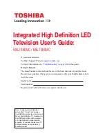 Toshiba 58L7350UC User Manual preview