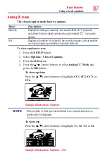 Preview for 87 page of Toshiba 58L9300U User Manual