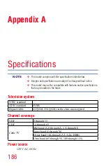 Preview for 186 page of Toshiba 58L9300U User Manual