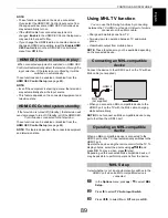 Preview for 89 page of Toshiba 58L9363 User Manual