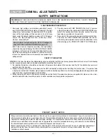 Preview for 3 page of Toshiba 61PH18P Service Manual