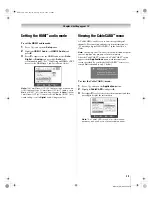 Предварительный просмотр 29 страницы Toshiba 62HM116 Operating Manual