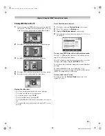 Предварительный просмотр 65 страницы Toshiba 62HM116 Operating Manual