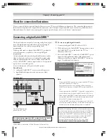 Предварительный просмотр 12 страницы Toshiba 62HM15A - 62" Rear Projection TV Owner'S Manual