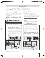 Предварительный просмотр 19 страницы Toshiba 62HM15A - 62" Rear Projection TV Owner'S Manual