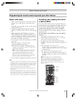 Предварительный просмотр 31 страницы Toshiba 62HM15A - 62" Rear Projection TV Owner'S Manual