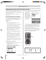 Предварительный просмотр 42 страницы Toshiba 62HM15A - 62" Rear Projection TV Owner'S Manual