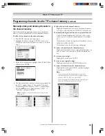 Предварительный просмотр 43 страницы Toshiba 62HM15A - 62" Rear Projection TV Owner'S Manual