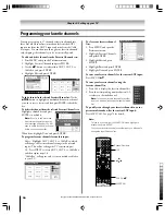 Предварительный просмотр 44 страницы Toshiba 62HM15A - 62" Rear Projection TV Owner'S Manual