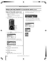 Предварительный просмотр 46 страницы Toshiba 62HM15A - 62" Rear Projection TV Owner'S Manual