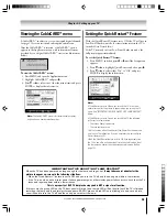 Предварительный просмотр 51 страницы Toshiba 62HM15A - 62" Rear Projection TV Owner'S Manual