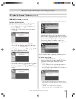 Предварительный просмотр 59 страницы Toshiba 62HM15A - 62" Rear Projection TV Owner'S Manual