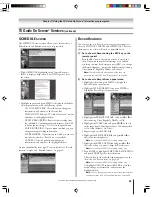 Предварительный просмотр 61 страницы Toshiba 62HM15A - 62" Rear Projection TV Owner'S Manual