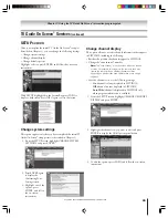 Предварительный просмотр 65 страницы Toshiba 62HM15A - 62" Rear Projection TV Owner'S Manual