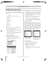 Предварительный просмотр 68 страницы Toshiba 62HM15A - 62" Rear Projection TV Owner'S Manual