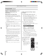 Предварительный просмотр 70 страницы Toshiba 62HM15A - 62" Rear Projection TV Owner'S Manual