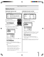 Предварительный просмотр 79 страницы Toshiba 62HM15A - 62" Rear Projection TV Owner'S Manual