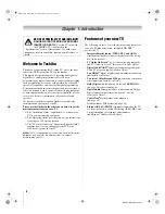 Предварительный просмотр 6 страницы Toshiba 62HM196 User Manual