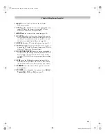 Предварительный просмотр 13 страницы Toshiba 62HM196 User Manual