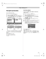 Предварительный просмотр 31 страницы Toshiba 62HM196 User Manual