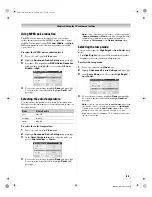 Предварительный просмотр 55 страницы Toshiba 62HM196 User Manual